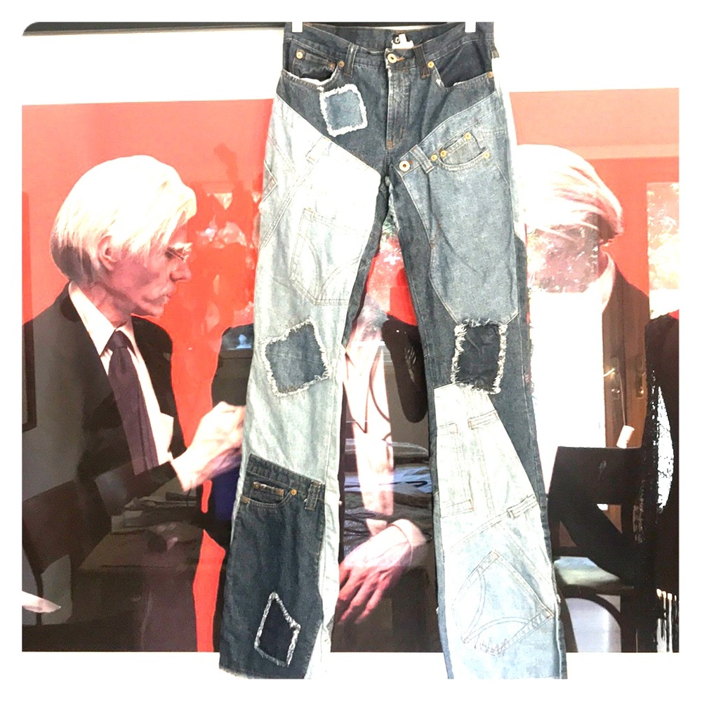 Dolce and Gabbana Patchwork 70’s Inspired Jeans